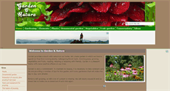Desktop Screenshot of gardenandnature.com