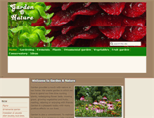 Tablet Screenshot of gardenandnature.com